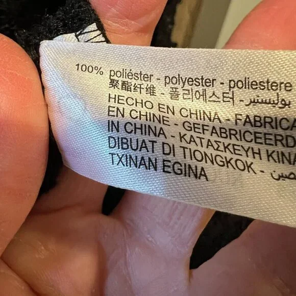 Zara Black Tweed Oversized Shirt Jacket, Size Small - Picture 16 of 16